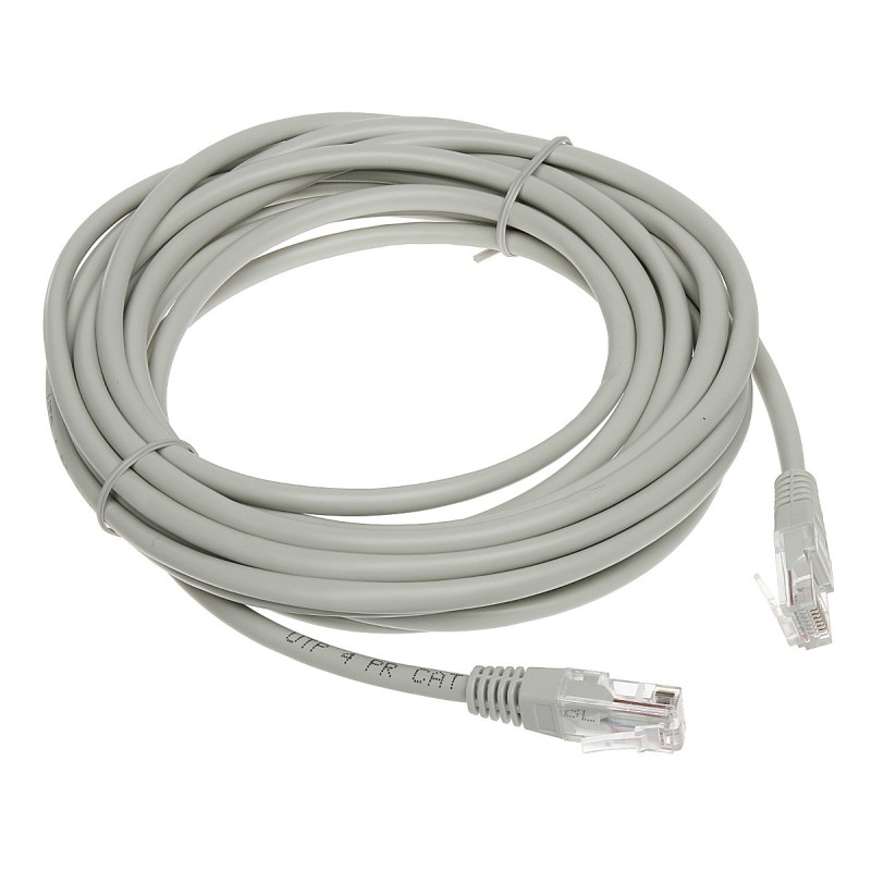 Patchcord UTP Cat5e gri 5m - 1