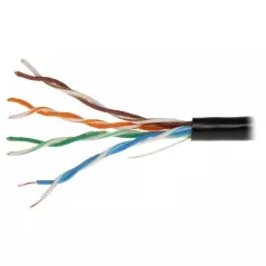 Cablu UTP cat5e PE de exterior cu gel 100% cupru - 1