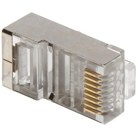 Mufă rețea FTP Cat.6 ecranată RJ45/C6-EKRAN(100 buc)  - 1