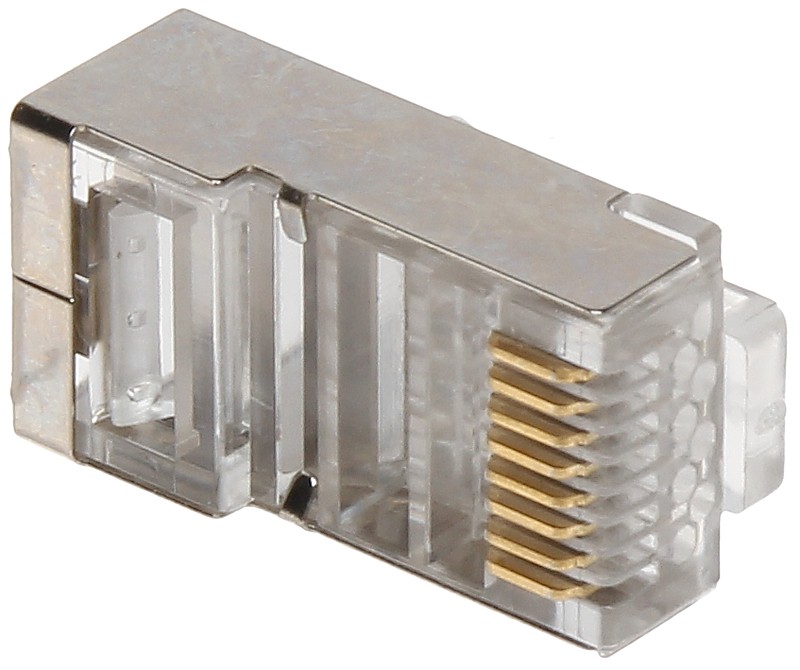 Mufă rețea FTP Cat.6 ecranată RJ45/C6-EKRAN(100 buc)
