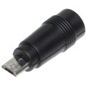 Adaptor cuplă micro USB - alimentare mamă 5.5 - 1 Adaptor cuplă micro USB - alimentare mamă 5.5 - 1