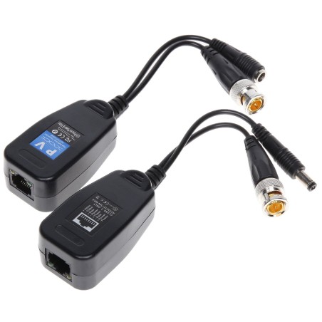 Video balun cu alimentare și mufă RJ-45 TR-1/PV(2 buc) - 1 Video balun cu alimentare și mufă RJ-45 TR-1/PV(2 buc) - 1