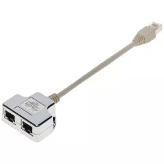Adaptor 2 conexiuni RJ45 pe un cablu UTP - 1