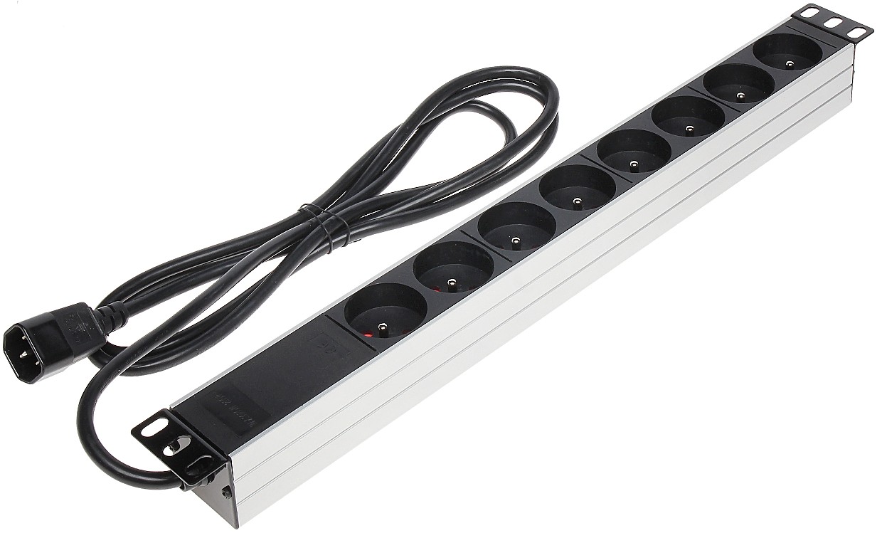 PDU 8 prize 2 m cablu cu conector UPS IEC320 C14