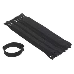 Bandă cu arici/ velcro OPR-200X12 10 buc pentru organizare cabluri - 1