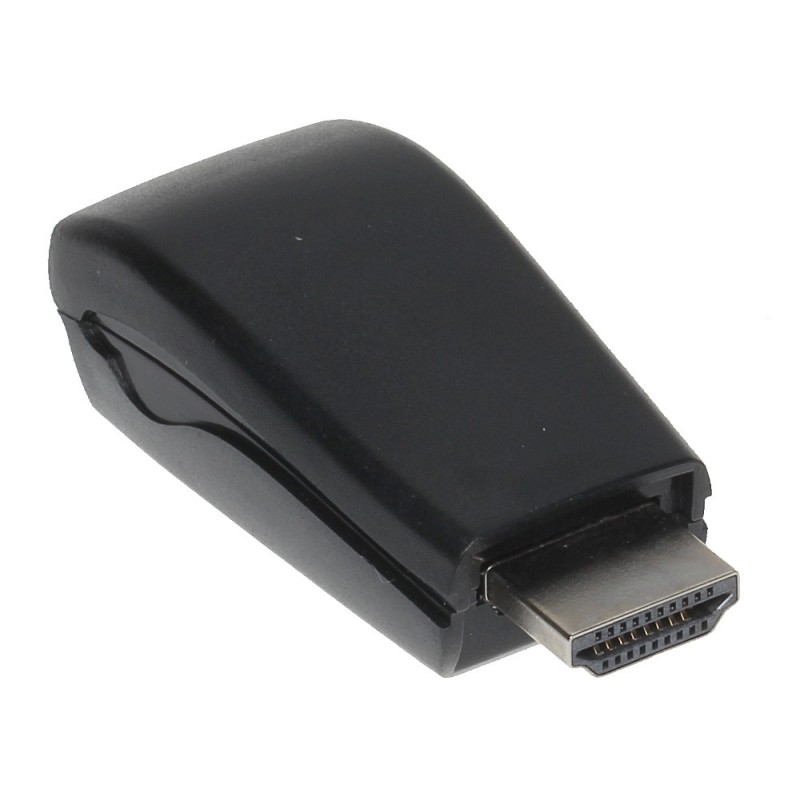 Convertor HDMI la VGA+audio mini pentru monitoare VGA - 1