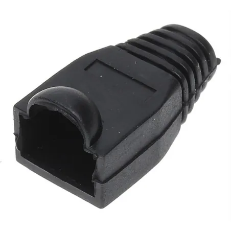 Protecție mufă RJ-45 neagră WP-C(10 buc)  - 1