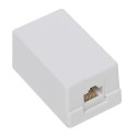 Priza date RJ45 UTP cat 5e alb, 1 post, montaj aplicat  - 1