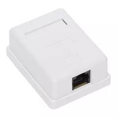 Priză rețea RJ45 Cat.6 aplicată, 1 port RJ45-G1/6 - 1