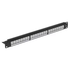 Patch Panel Cat.6 UTP keystone 24 module  - 1