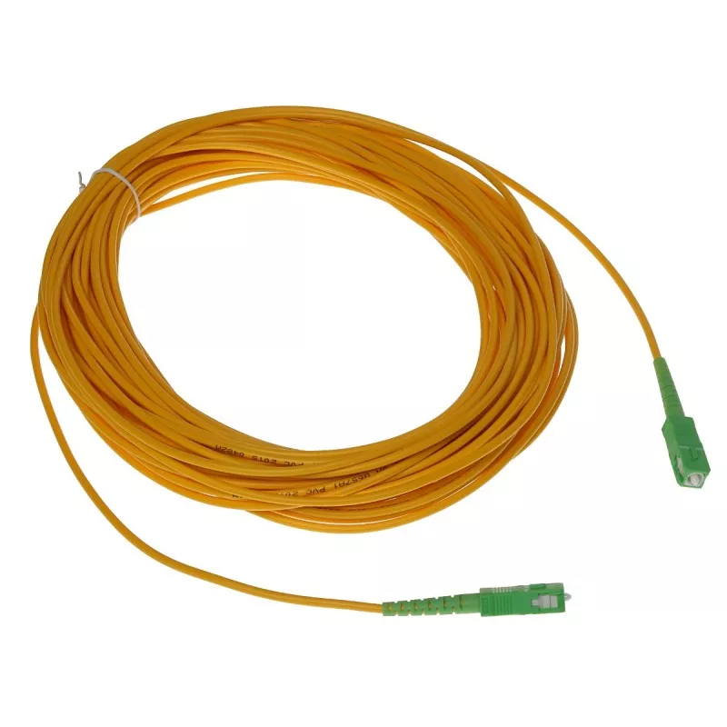 Patchcord FTTH SC/APC singlemode 20 m (conectori verzi) - 1