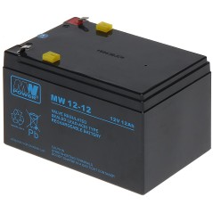 Acumulator 12V/12Ah AGM Mwpower T1 151x98x93mm - 1