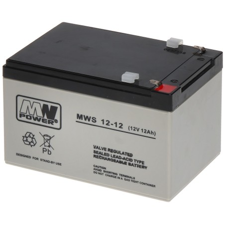 Acumulator 12V/12Ah AGM MWPower 151x98x95mm terminal T1 - 1 Acumulator 12V/12Ah AGM MWPower 151x98x95mm terminal T1 - 1