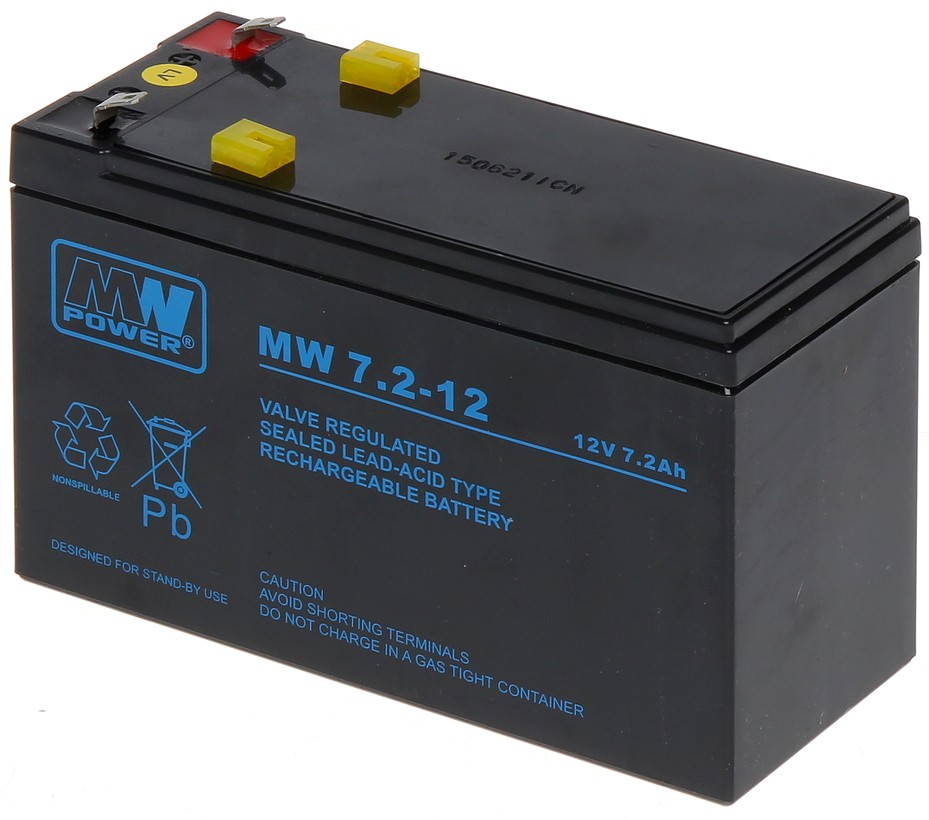 Acumulator 12V/7.2Ah AGM terminal T2 151x65x94mm