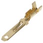Conector auto papuc tata neizolat plat auriu latime 2.8mm pentru fir 0.5-1mmp Conector auto papuc tata neizolat plat auriu latime 2.8mm pentru fir 0.5-1mmp