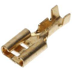 Conector auto papuc mama neizolat plat auriu latime 4.7mm pentru fir 0.5-1mmp - 1