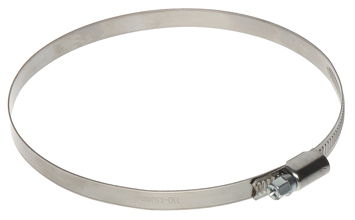 Colier metalic reglabil cu șurub OPM-110-130X9.0