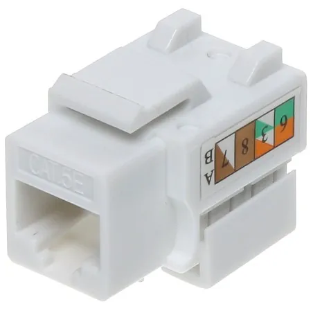 Conector RJ-45 UTP jack Cat.5e Keystone no-tool FX-RJ45-54  - 1