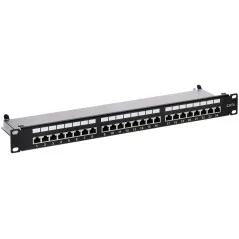 Patch panel 24 porturi FTP Cat.6 ecranat - 1