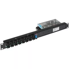 Injector POE rackabil 8 porturi cu sursă ZR48-158/POE-8 48 V DC 3.3 A