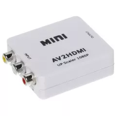 Convertor video 3xRCA la HDMI (video SD+audio stereo) alimentare USB - 1