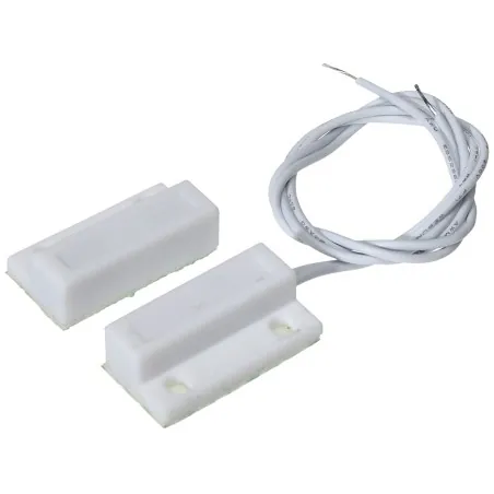 Contact magnetic aplicat NC alb KN-02 30 cm cablu - 1 Contact magnetic aplicat NC alb KN-02 30 cm cablu - 1
