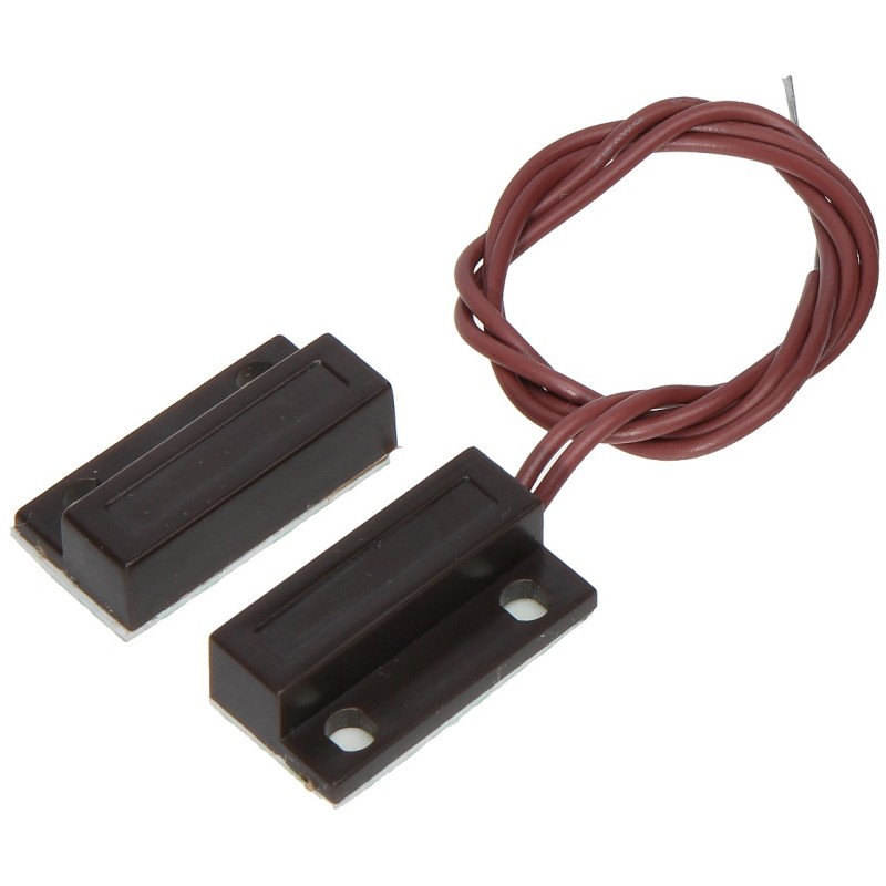 Contact magnetic aplicat NC maro KN-02-BR 30 cm cablu