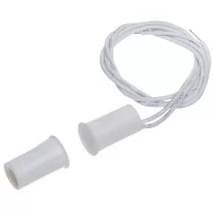 Contact magnetic îngropat KN-04C pentru rama geam sau toc ușă alb - 1