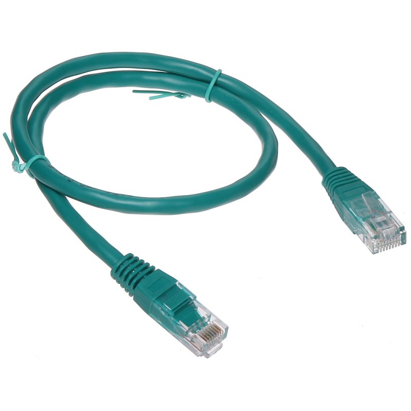 Patchcord UTP Cat.6 verde - 0.5m - 1
