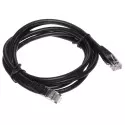 Patchcord UTP Cat.6 negru - 1.5m  - 1