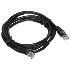 Patchcord UTP Cat.6 negru - 1.5m - 1