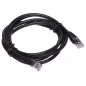 Patchcord UTP Cat.6 negru - 1.5m