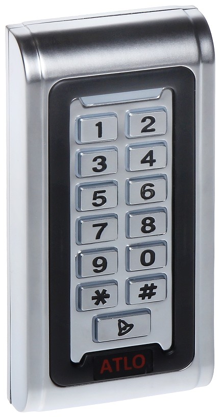Cititor RFID standalone ATLO-KRM-821, Unique EM 125kHz, carcasă metal, îngust, IP68