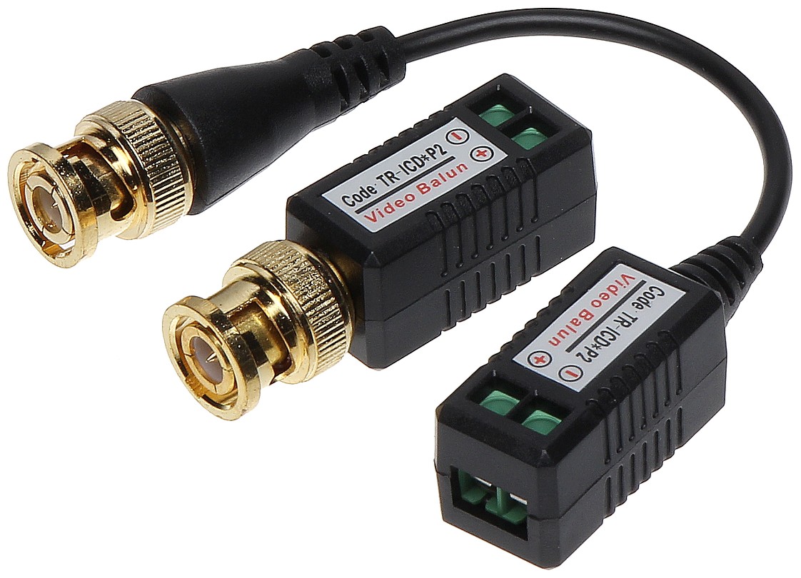 Set video balun pasiv 4K TR-1CD aurit