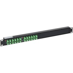 Distribuitor alimentare 12x1A 12-24VDC cu siguranțe LZ-12C/R19 rackabil