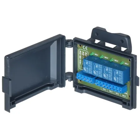Modul 4 relee NO/NC 10 A (max), 30 V DC / 50 V AC PK4-12-ZW control 12Vdc DELTA - 1 Modul 4 relee NO/NC 10 A (max), 30 V DC / 50 V AC PK4-12-ZW control 12Vdc DELTA - 1
