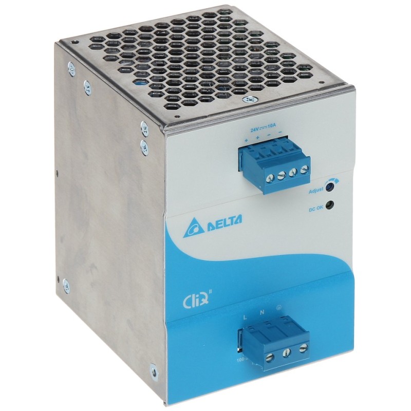 Sursă 24V 10A industrială montaj șină DIN Delta Electronics DRP-024V240W-1BN - 1 Sursă 24V 10A industrială montaj șină DIN Delta Electronics DRP-024V240W-1BN - 1