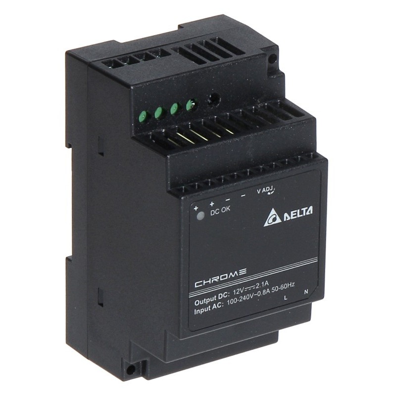 Sursă 12V/2.1A interfon/sonerie cu montaj tablu electric DRC-12V30W-1AZ - 1 Sursă 12V/2.1A interfon/sonerie cu montaj tablu electric DRC-12V30W-1AZ - 1