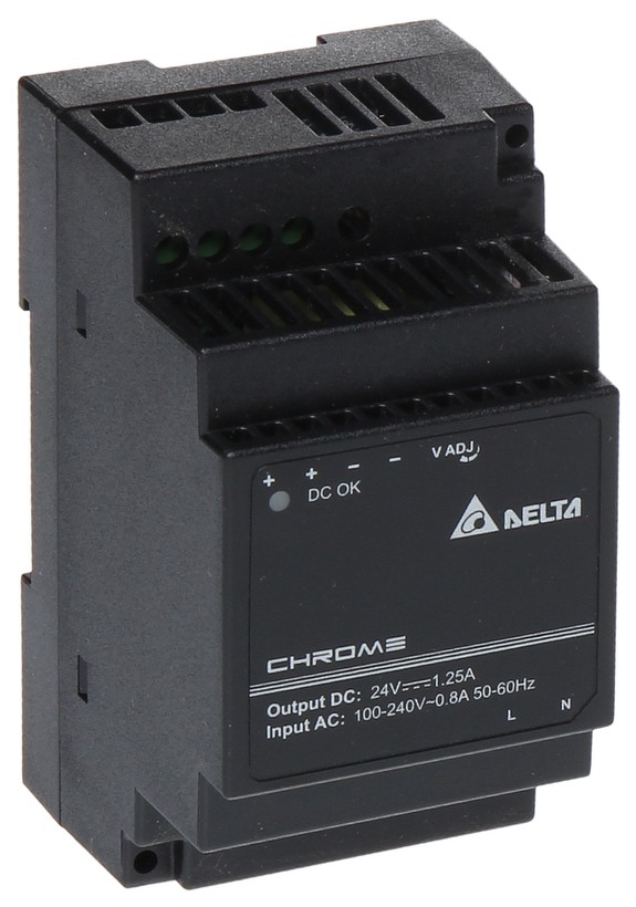 Sursă 24V/1.25A interfon/sonerie cu montaj tablu electric DRC-24V30W-1AZ