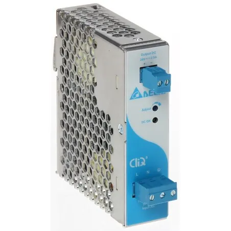 Sursă 24V 2.5 A industrială montaj șină DIN Delta Electronics DRP-024V060W-1BN Delta Electronics - 1 Sursă 24V 2.5 A industrială montaj șină DIN Delta Electronics DRP-024V060W-1BN Delta Electronics - 1