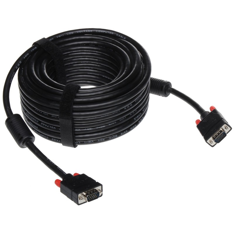 Cablu VGA tata-tata 15m cu filtre ferită Unitek - 1