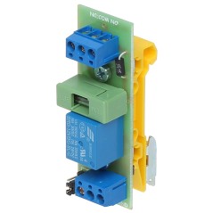 Modul releu NO/NC comandă 10-16VDC, 10A la 50 V - PK1-12-PDT montaj șină DIN