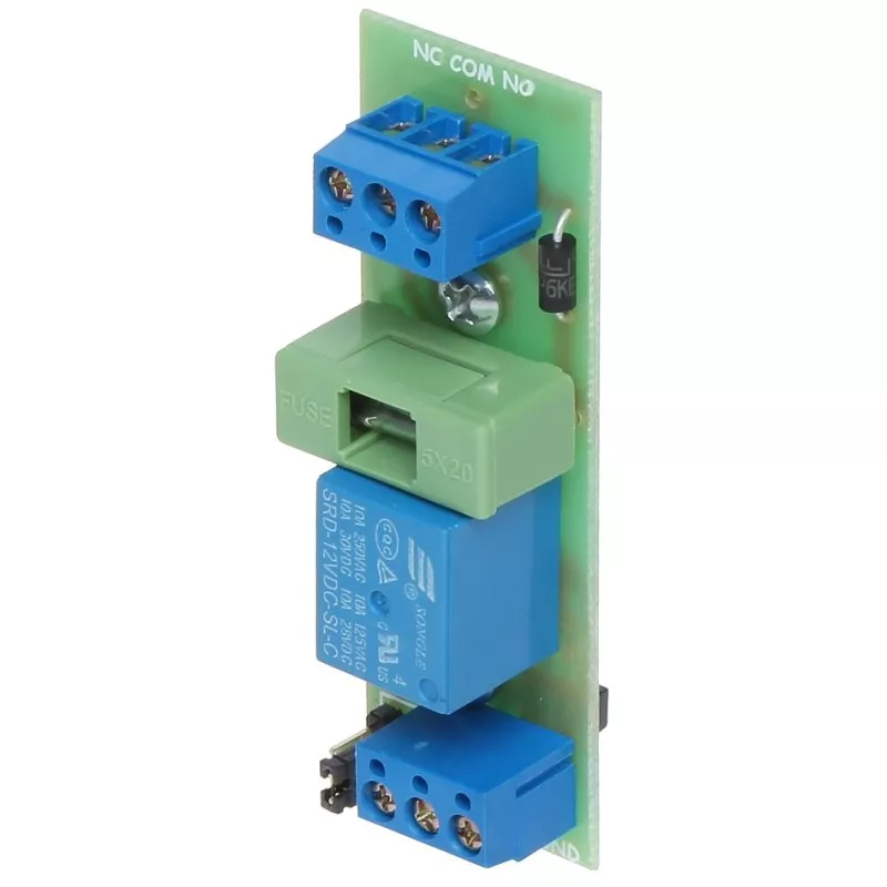 Modul releu NO/NC comandă 10-16VDC, 10A la 50 V - PK1-12-PST - 1 Modul releu NO/NC comandă 10-16VDC, 10A la 50 V - PK1-12-PST - 1