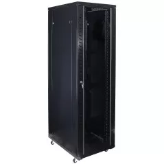 Cabinet rack server 19 inch 42U 800x600 usa sticla fata + perforate spate - 1