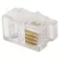 Mufă receptor telefon RJ9(100 buc)  - 1