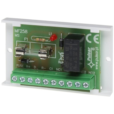 Modul releu 10-14VDC comutare 2A la 50VAC AWZ-511 cu protecție cu siguranță PULSAR - 1 Modul releu 10-14VDC comutare 2A la 50VAC AWZ-511 cu protecție cu siguranță PULSAR - 1