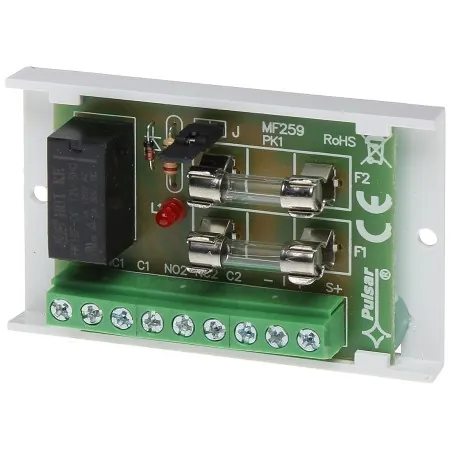 Modul 1 releu NO/NC comandă 10-14VDC, 2A/250VAC AWZ-513 PULSAR PULSAR - 1 Modul 1 releu NO/NC comandă 10-14VDC, 2A/250VAC AWZ-513 PULSAR PULSAR - 1