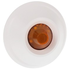 Sirena de interior flash LED Satel SOW-300 O, 4 moduri, tamper, portocaliu