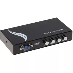Comutator/switch sursă VGA 4 intrări suportă SVGA, XGA, SXGA - 1