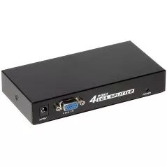Distribuitor/splitter VGA activ 4 ieșiri VGA-SP-1/4 max. 1600x1280  - 1